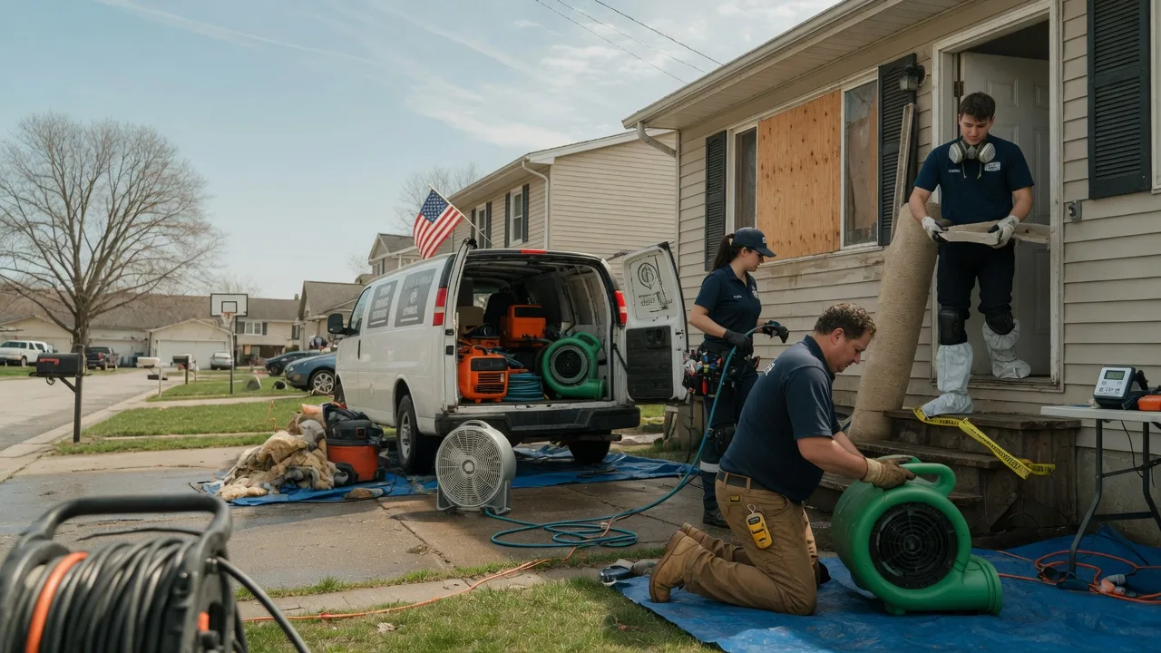 Water Damage Restoration in Steward, IL near me